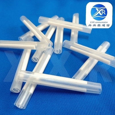 FTTH Fiber Optic Kabel Perlindungan Sleeve Double Piece Dengan Batang Keramik