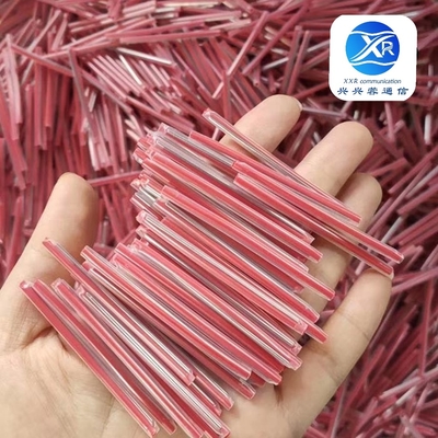 Fiber Optic Splice Sleeve Merah, 2.5mm Fiber Heat Shrink Sleeves