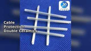 Selongsong Pelindung Kabel Serat Optik Batang Keramik Ganda Tahan Lama